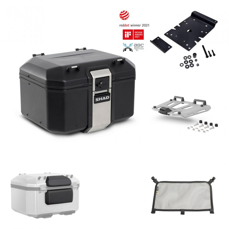 SHAD Rear trunk + grill mounting bracket accessories TR48 TERRA BLACK EDITION KIT-450709