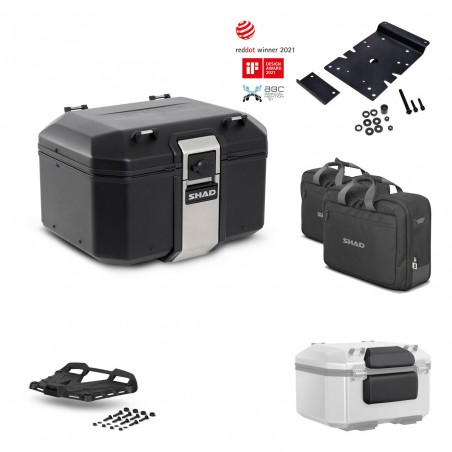 SHAD Rear trunk + grill mounting bracket accessories TR48 TERRA BLACK EDITION KIT-450719