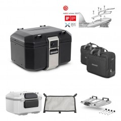 SHAD Baul trasero + parrilla soporte montaje accesorios TR48 TERRA BLACK EDITION KIT-450736