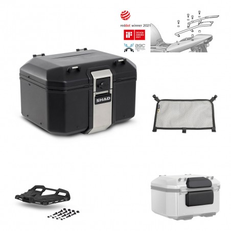 SHAD Rear trunk + grill mounting bracket accessories TR48 TERRA BLACK EDITION KIT-450740