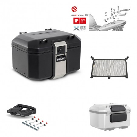 SHAD Rear trunk + grill mounting bracket accessories TR48 TERRA BLACK EDITION KIT-450747