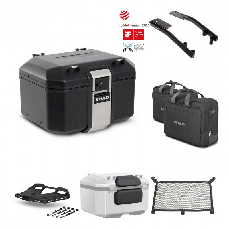 SHAD Rear trunk + grill mounting bracket accessories TR48 TERRA BLACK EDITION KIT-450790