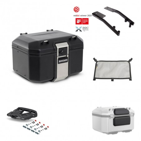 SHAD Rear trunk + grill mounting bracket accessories TR48 TERRA BLACK EDITION KIT-450793