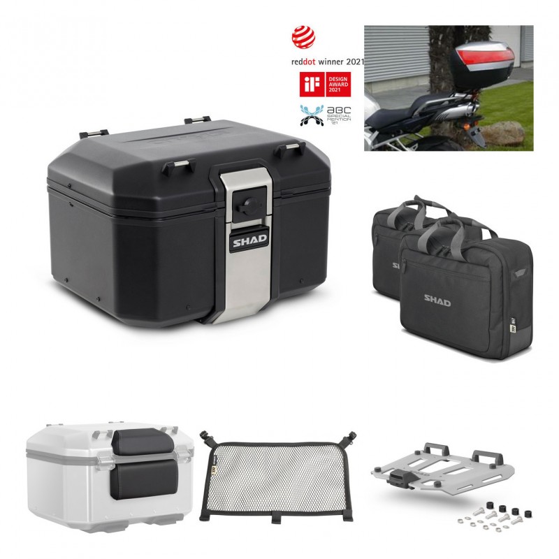 SHAD Rear trunk + grill mounting bracket accessories TR48 TERRA BLACK EDITION KIT-450805