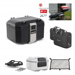 SHAD Baul trasero + parrilla soporte montaje accesorios TR48 TERRA BLACK EDITION KIT-450813