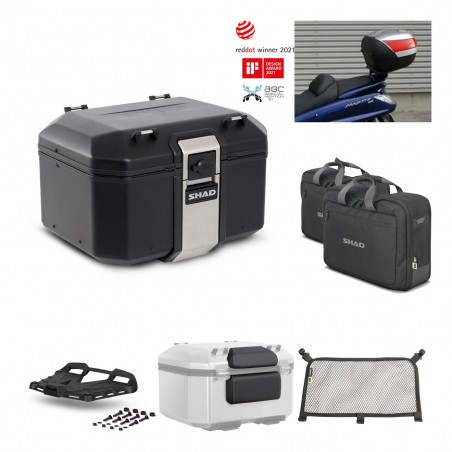 SHAD Rear trunk + grill mounting bracket accessories TR48 TERRA BLACK EDITION KIT-450836