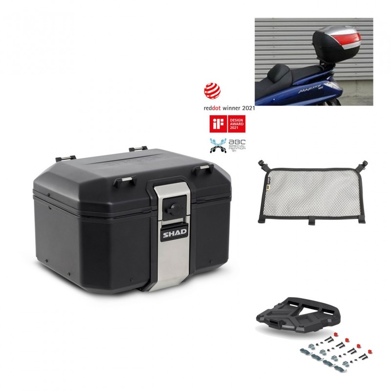 SHAD Rear trunk + grill mounting bracket accessories TR48 TERRA BLACK EDITION KIT-450838