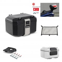 SHAD Baul trasero + parrilla soporte montaje accesorios TR48 TERRA BLACK EDITION KIT-450839