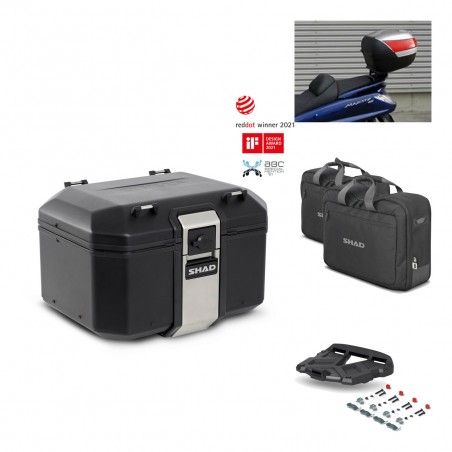 SHAD Rear trunk + grill mounting bracket accessories TR48 TERRA BLACK EDITION KIT-450840