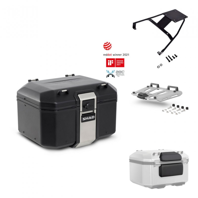 SHAD Rear trunk + grill mounting bracket accessories TR48 TERRA BLACK EDITION KIT-450868