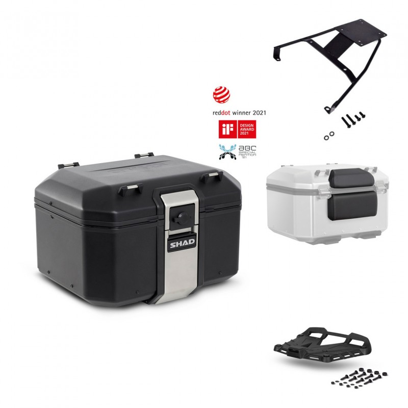 SHAD Rear trunk + grill mounting bracket accessories TR48 TERRA BLACK EDITION KIT-450876