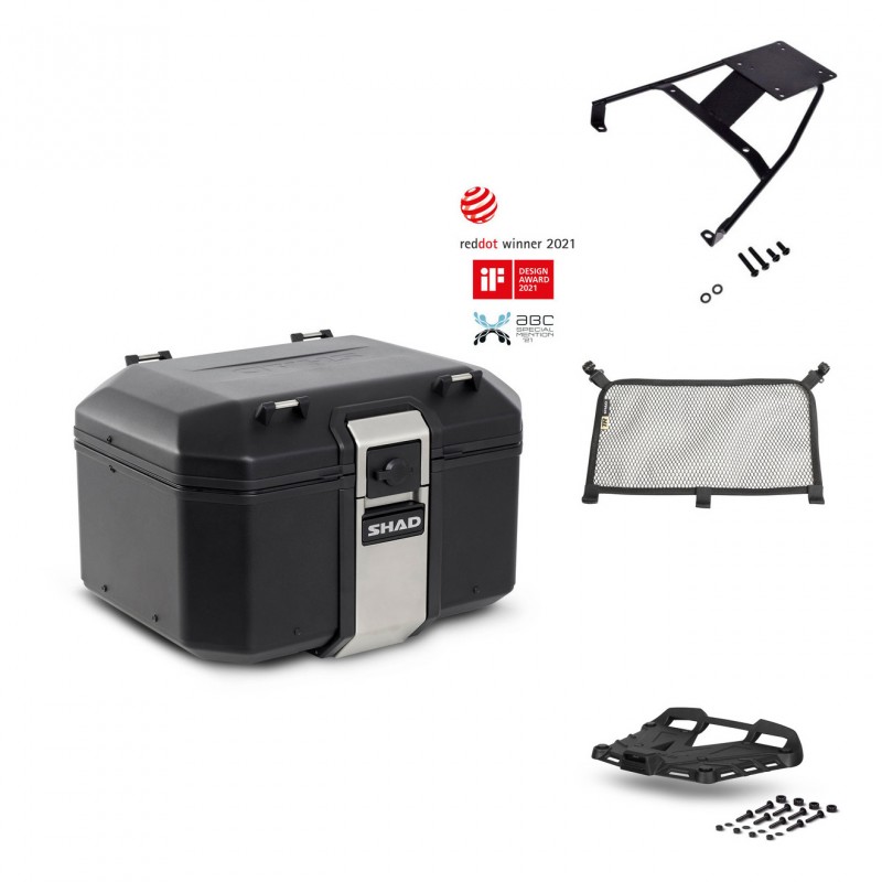 SHAD Rear trunk + grill mounting bracket accessories TR48 TERRA BLACK EDITION KIT-450877