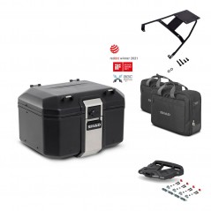SHAD Rear trunk + grill mounting bracket accessories TR48 TERRA BLACK EDITION KIT-450886