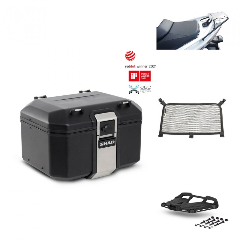 SHAD Rear trunk + grill mounting bracket accessories TR48 TERRA BLACK EDITION KIT-450923