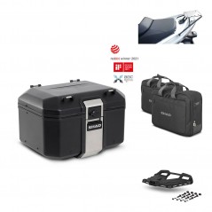 SHAD Baul trasero + parrilla soporte montaje accesorios TR48 TERRA BLACK EDITION KIT-450925