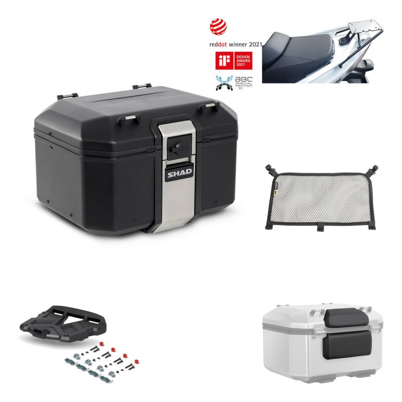 SHAD Rear trunk + grill mounting bracket accessories TR48 TERRA BLACK EDITION KIT-450931