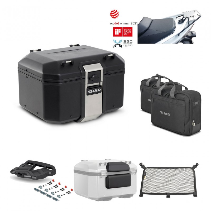 SHAD Rear trunk + grill mounting bracket accessories TR48 TERRA BLACK EDITION KIT-450935