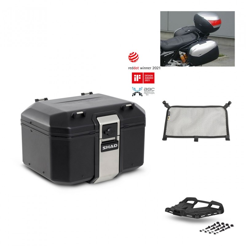 SHAD Rear trunk + grill mounting bracket accessories TR48 TERRA BLACK EDITION KIT-450946