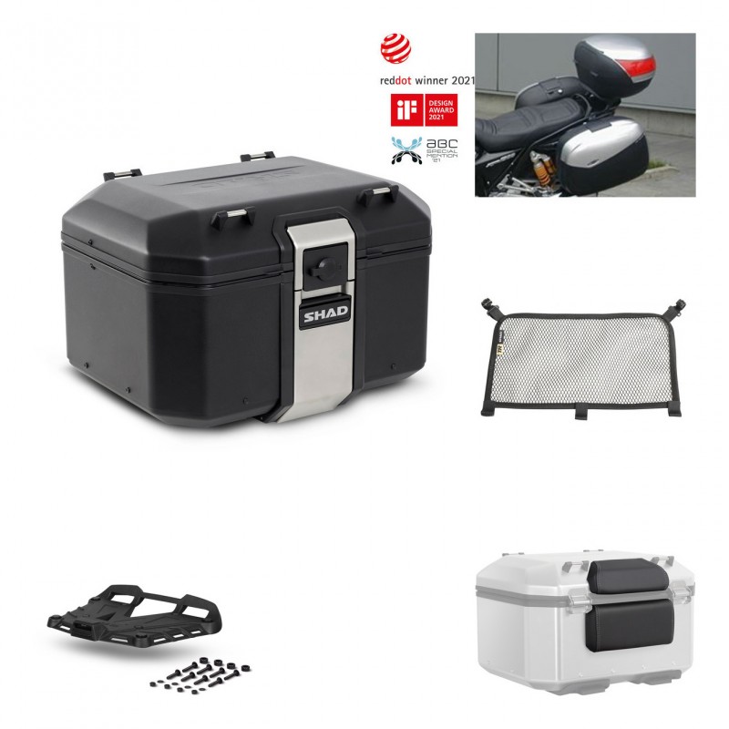 SHAD Rear trunk + grill mounting bracket accessories TR48 TERRA BLACK EDITION KIT-450947