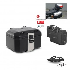 SHAD Baul trasero + parrilla soporte montaje accesorios TR48 TERRA BLACK EDITION KIT-450948