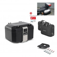 SHAD Baul trasero + parrilla soporte montaje accesorios TR48 TERRA BLACK EDITION KIT-450955
