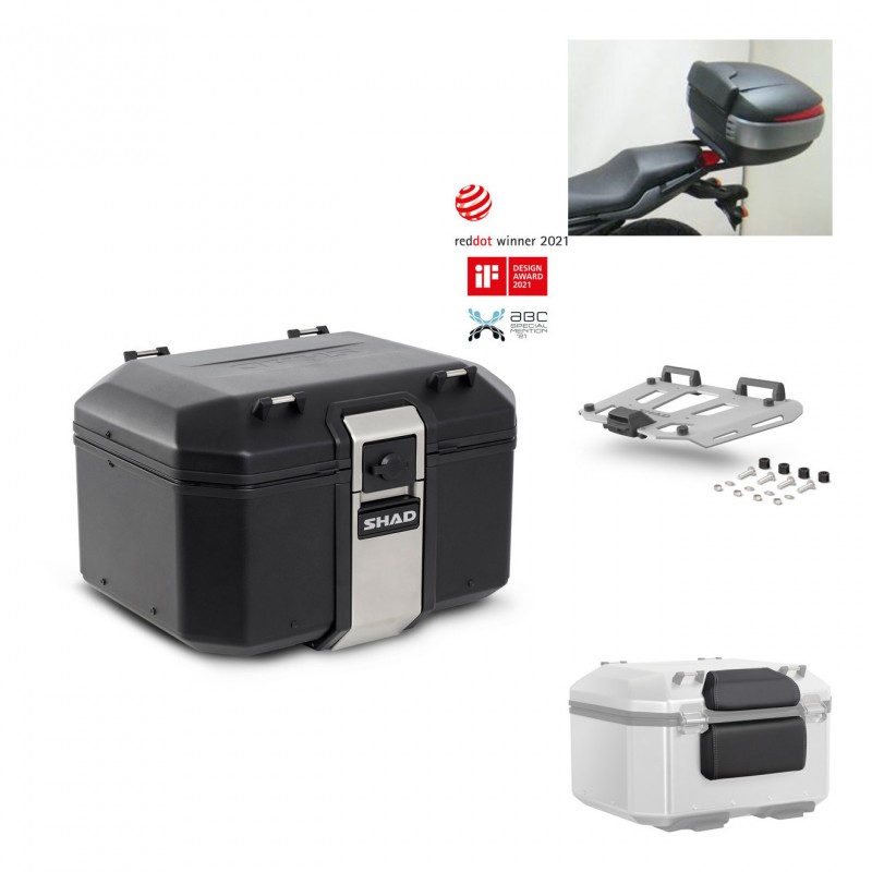 SHAD Rear trunk + grill mounting bracket accessories TR48 TERRA BLACK EDITION KIT-450960