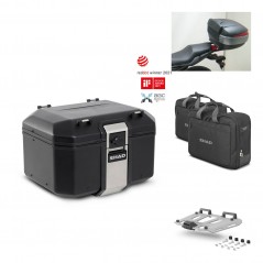 SHAD Rear trunk + grill mounting bracket accessories TR48 TERRA BLACK EDITION KIT-450963