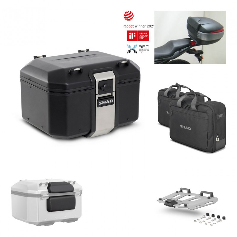 SHAD Rear trunk + grill mounting bracket accessories TR48 TERRA BLACK EDITION KIT-450964