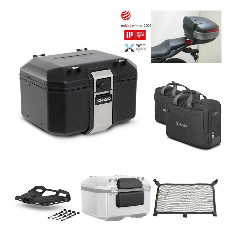 SHAD Rear trunk + grill mounting bracket accessories TR48 TERRA BLACK EDITION KIT-450974