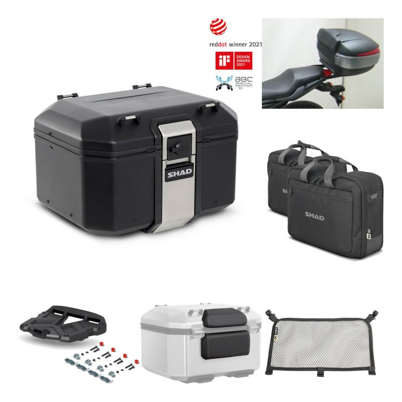 SHAD Rear trunk + grill mounting bracket accessories TR48 TERRA BLACK EDITION KIT-450981