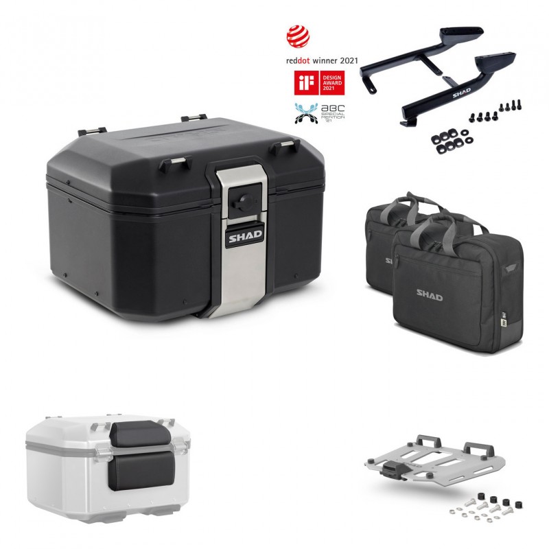 SHAD Rear trunk + grill mounting bracket accessories TR48 TERRA BLACK EDITION KIT-450987