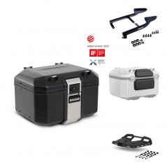 SHAD Baul trasero + parrilla soporte montaje accesorios TR48 TERRA BLACK EDITION KIT-450991
