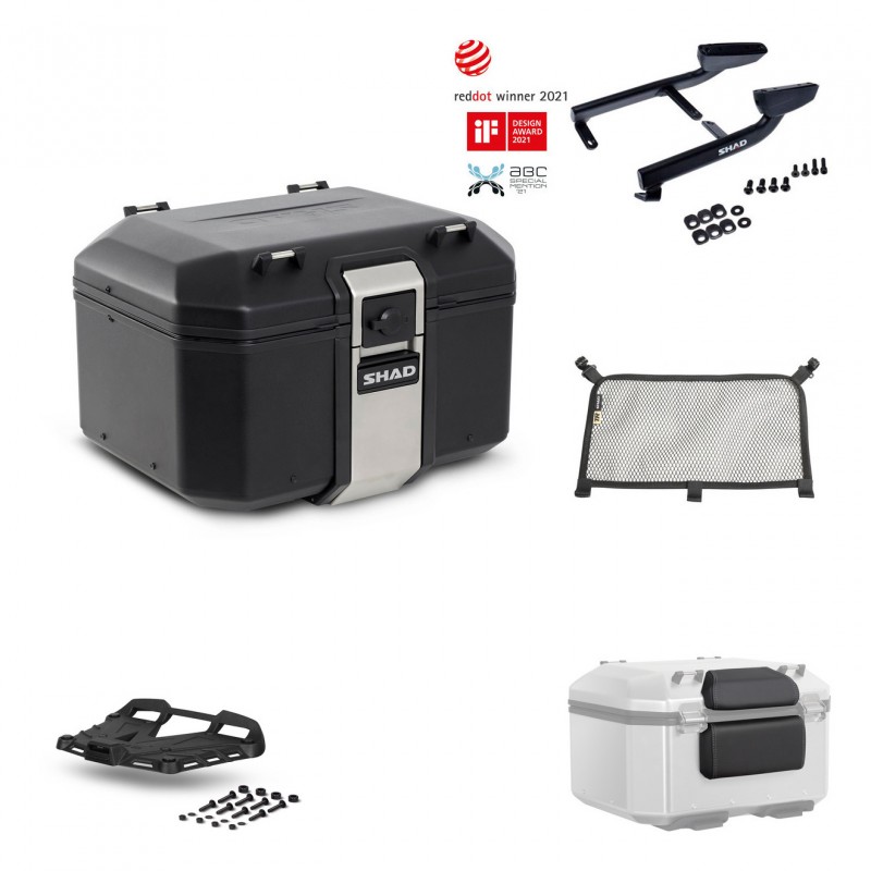 SHAD Rear trunk + grill mounting bracket accessories TR48 TERRA BLACK EDITION KIT-450993