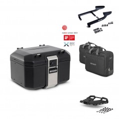 SHAD Rear trunk + grill mounting bracket accessories TR48 TERRA BLACK EDITION KIT-450994