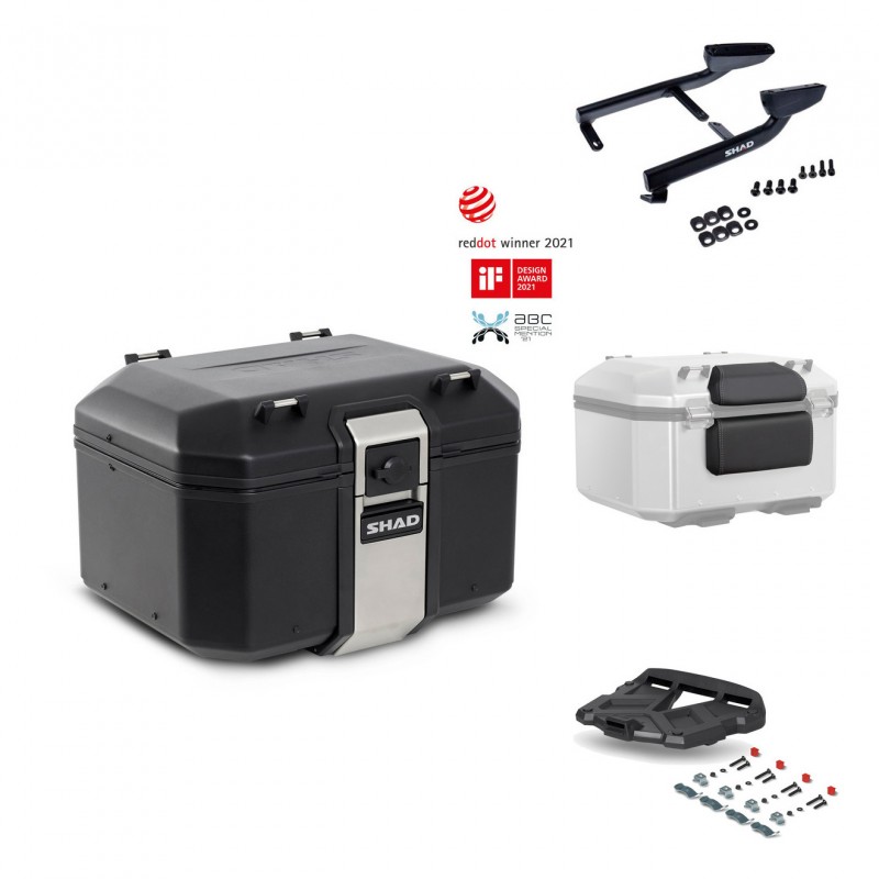 SHAD Rear trunk + grill mounting bracket accessories TR48 TERRA BLACK EDITION KIT-450998