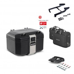 SHAD Rear trunk + grill mounting bracket accessories TR48 TERRA BLACK EDITION KIT-451001