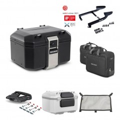 SHAD Baul trasero + parrilla soporte montaje accesorios TR48 TERRA BLACK EDITION KIT-451004