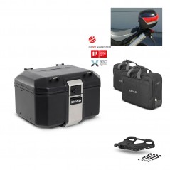SHAD Baul trasero + parrilla soporte montaje accesorios TR48 TERRA BLACK EDITION KIT-451040