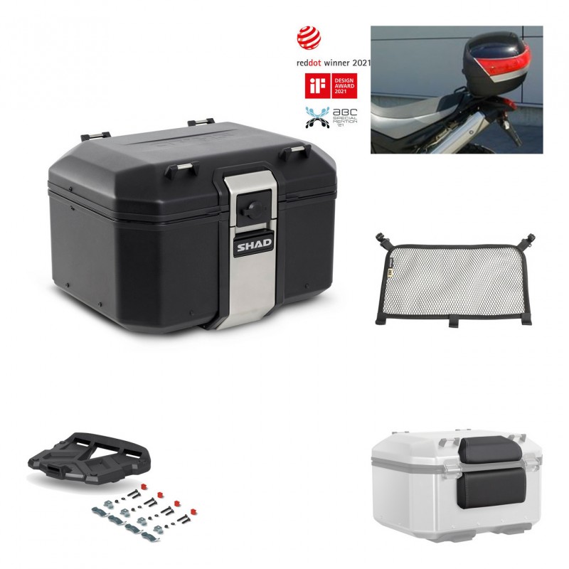 SHAD Rear trunk + grill mounting bracket accessories TR48 TERRA BLACK EDITION KIT-451046