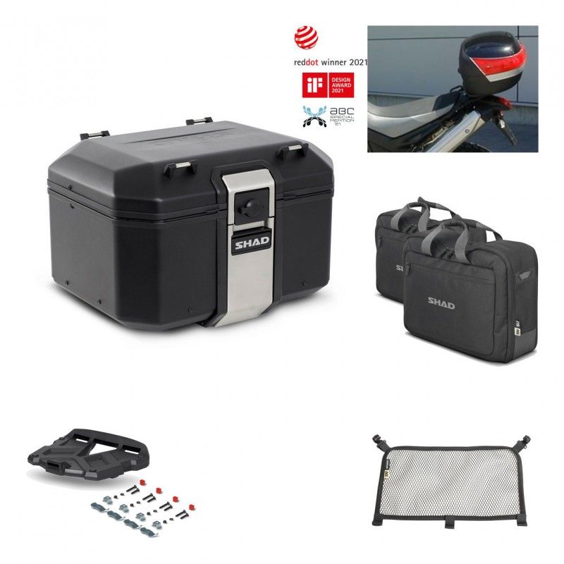 SHAD Rear trunk + grill mounting bracket accessories TR48 TERRA BLACK EDITION KIT-451049