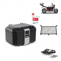 SHAD Baul trasero + parrilla soporte montaje accesorios TR48 TERRA BLACK EDITION KIT-451084