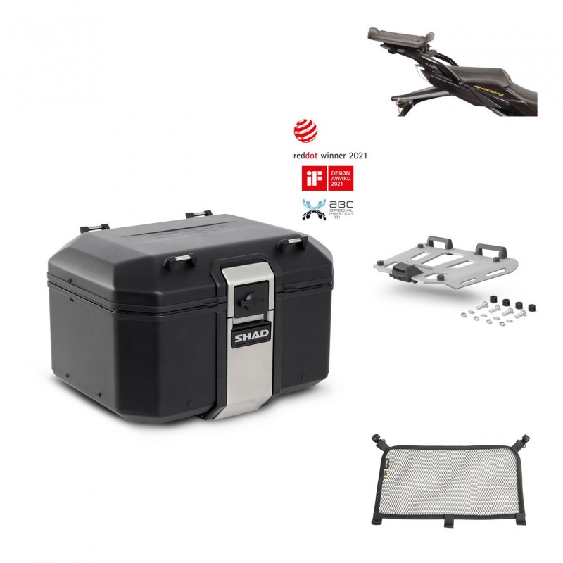 SHAD Rear trunk + grill mounting bracket accessories TR48 TERRA BLACK EDITION KIT-451099