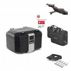 SHAD Rear trunk + grill mounting bracket accessories TR48 TERRA BLACK EDITION KIT-451116