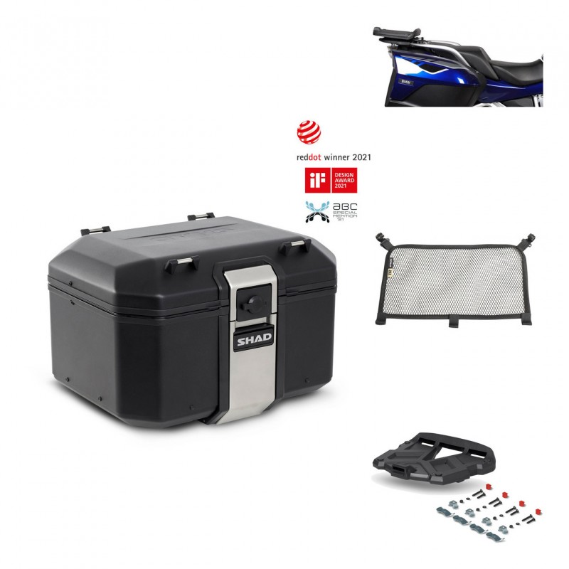 SHAD Rear trunk + grill mounting bracket accessories TR48 TERRA BLACK EDITION KIT-451137
