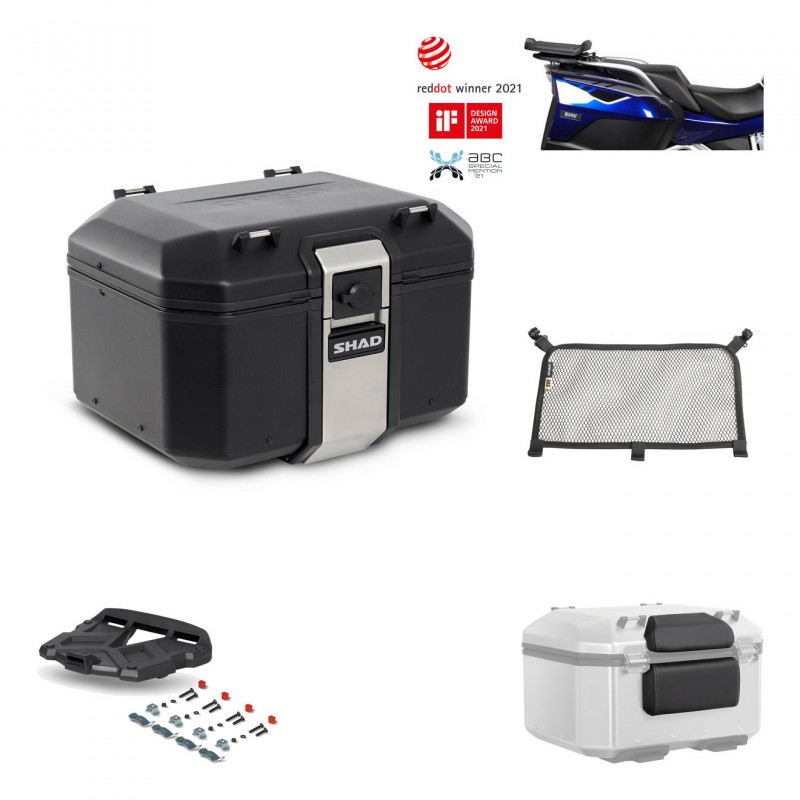 SHAD Rear trunk + grill mounting bracket accessories TR48 TERRA BLACK EDITION KIT-451138