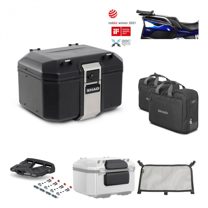 SHAD Rear trunk + grill mounting bracket accessories TR48 TERRA BLACK EDITION KIT-451142