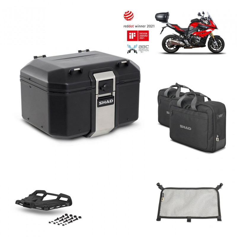 SHAD Rear trunk + grill mounting bracket accessories TR48 TERRA BLACK EDITION KIT-451157
