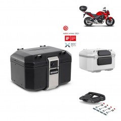 SHAD Baul trasero + parrilla soporte montaje accesorios TR48 TERRA BLACK EDITION KIT-451182