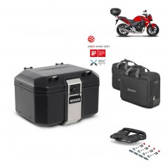 SHAD Baul trasero + parrilla soporte montaje accesorios TR48 TERRA BLACK EDITION KIT-451185