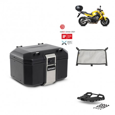 SHAD Baul trasero + parrilla soporte montaje accesorios TR48 TERRA BLACK EDITION KIT-451199
